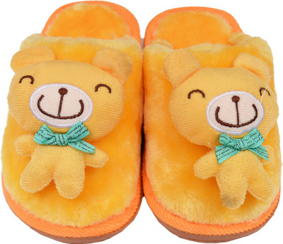 

Crux & Hunter Boys & Girls Slip On Slipper Flip Flop(Yellow