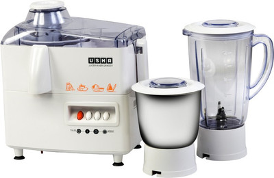 

Usha jmg 3345 450 Juicer Mixer Grinder(White, 2 Jars)