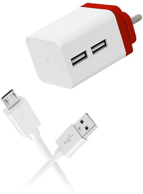 DAKRON Wall Charger Accessory Combo for OPPO F9(White)