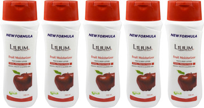 

Lilium Herbal Fruit Moisturizer Body Lotion Pack of 5(100 ml)