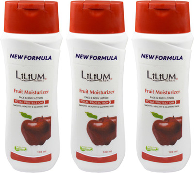 

Lilium Herbal Fruit Moisturizer Body Lotion Pack of 3(100 ml)