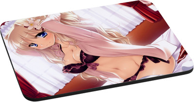 

ANNI69 Girl In Two piece nighty In Blue with Shrug On Bed With High Quality Non Slippery base And Glossy Print Mouse Used In Laptop and Computer Best for Gamer, Graphic Designer, And Every One With Mouse Optical And Laser Mouse Pad Mouse-pad Mousepad(Mult