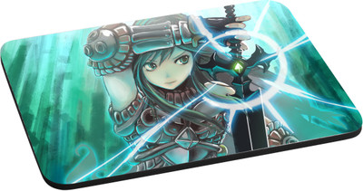 

ANNI69 Girl with Shining Sword Diamond With High Quality Non Slippery base And Glossy Print Mouse Used In Laptop and Computer Best for Gamer, Graphic Designer, And Every One With Mouse Optical And Laser Mouse Pad Mouse-pad Mousepad(Multicolor)