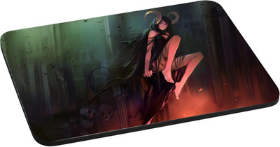 

ANNI69 Girl with Monster Horn On her Head With High Quality Non Slippery base And Glossy Print Mouse Used In Laptop and Computer Best for Gamer, Graphic Designer, And Every One With Mouse Optical And Laser Mouse Pad Mouse-pad Mousepad(Multicolor)