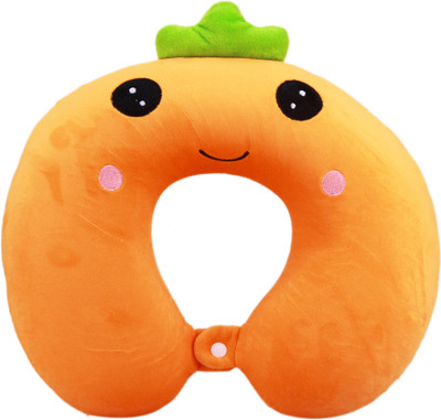 

AVMART Orange Ultra Soft Foam Neck Travel Pillow for Car, Train, Flight, Bus etc Neck Pillow(Multi)
