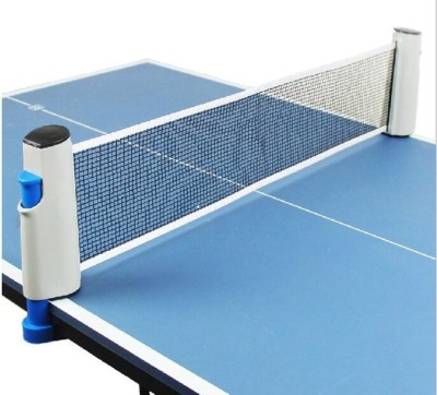 TIMA Hi-Quality and Innovative Retractable Table-Tennis Net with Adjustable Length and Push Clamps – Portable and Fits Most Tables Table Tennis Net(Multicolor)