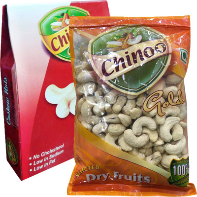 

Chinoo Jumbo W-240 Cashew 250gm & Premium W-240 Roasted Cashew 250gm (Pack of 2) Cashews(500 g, Pouch)