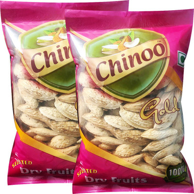 

Chinoo Sitarbai Exotic Almonds Inshell 200gm (Pack of2) Almonds(400 g, Pouch)