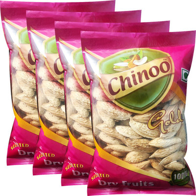 

Chinoo Sitarbai Exotic Almonds Inshell 200gm (Pack of4) Almonds(800 g, Pouch)