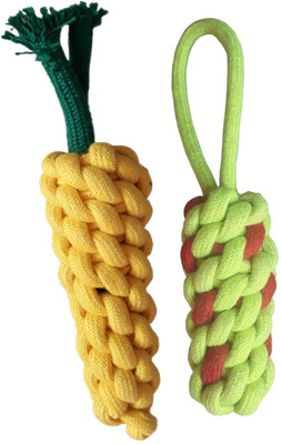 

Pet Needs Durable Pet Teeth Cleaning Chewing Biting Knotted Small Puppy Toys -100% Natural & Safe Cotton-Small Cotton Chew Toy For Dog & Cat