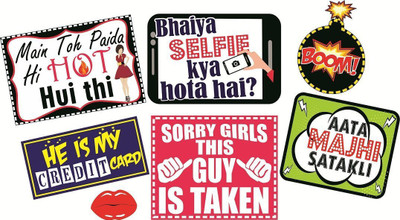 

SYGA New fun wedding props Photo Booth Board(Party)