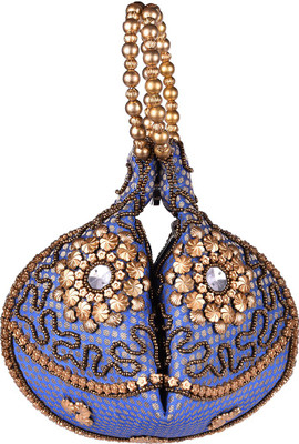 Himalaya Handicraft Stylish Wedding Potli Potli(Purple)