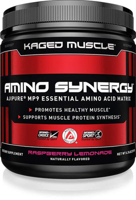 

KAGED MUSCLE amino synergy EAA (Essential Amino Acids)(191 g, raspberry lemonade)