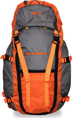 

Rare And Demanded ROVER (with inbuilt rain cover) Rucksack - 45(Orange, Grey), Grey;orange