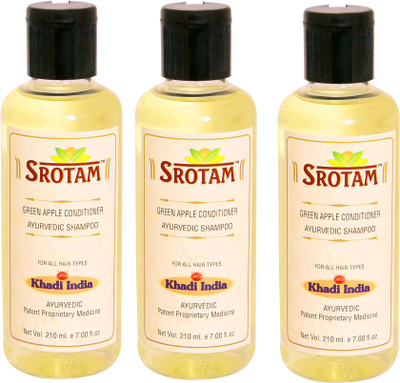 

Srotam Green Apple Conditioner Shampoo ( Set of 3 Bottle)(630 ml)