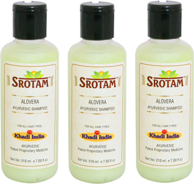 

Srotam Aloevera Shampoo ( Set of 3 Bottle)(630 ml)