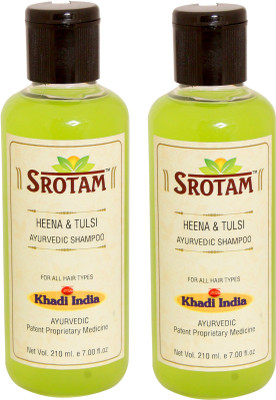 

Srotam Heena & Tulsi Shampoo ( Set of 2 Bottle)(420 ml)