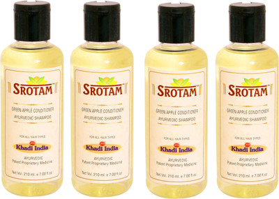 

Srotam Green Apple Conditioner Shampoo ( Set of 4 Bottle)(840 ml)