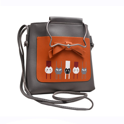 

Avaneesh Women Casual Grey, Orange PU Sling Bag