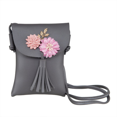 

peaubella Women Casual Grey Synthetic Leather Sling Bag