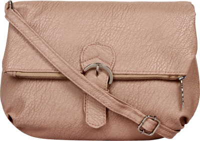 

Capreo Women Casual Beige PU Sling Bag