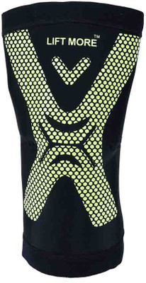 

LIFT MORE PREMIUM KNEE SUPPORT - Nylon Stabilizer Brace for Cross fit (One Pair) Knee Support (, Green