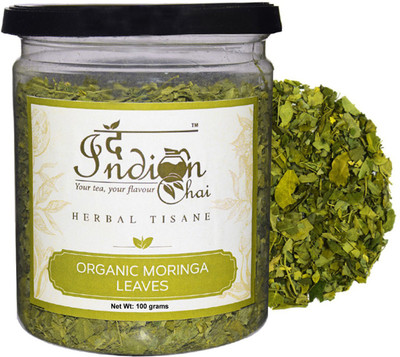 

The Indian Chai Organic Moringa Leaves Unflavoured Herbal Tea(100 g, Box)