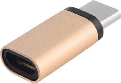 

AJ MOBILE ACCESSORIES AJMETAL-14 USB Adapter(Gold)