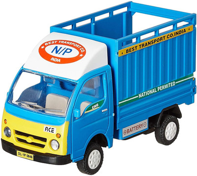 

Fun Villa Freight Carrier, Multi Color Pull Back(Blue)