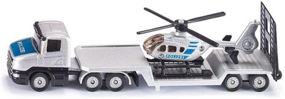 

SIKU LOW LOADER WITH HELICOPTER(White)
