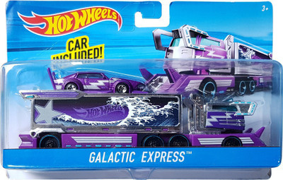 

Hot Wheels Galactic Express Rig, Multi Color(Multicolor)