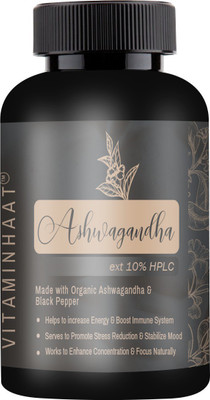 

vitaminhaat Ashwagandha ext 10% HPLC 500 mg 90 capsule(500 mg)