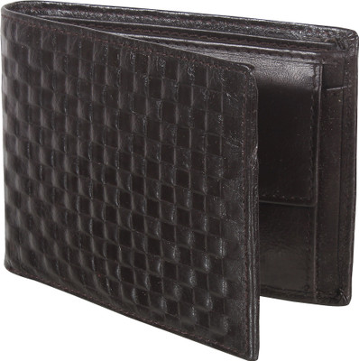 

Jungler Men Grey Genuine Leather Wallet(8 Card Slots)
