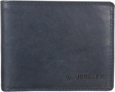 

Jungler Men Formal Black Genuine Leather Wallet(8 Card Slots), Grey