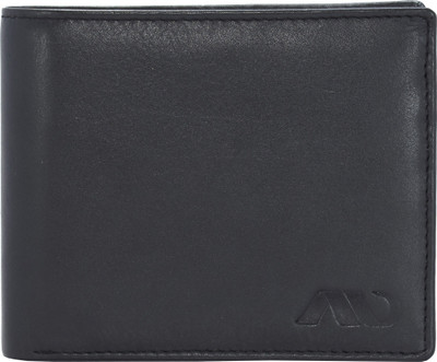 

ANNODYNE Men Black Genuine Leather Wallet(7 Card Slots)