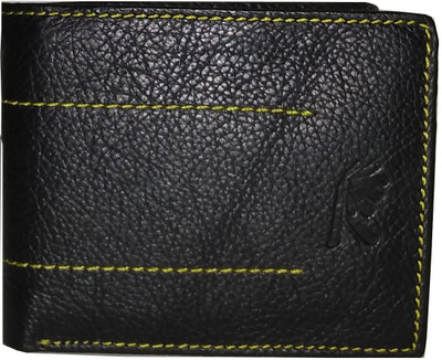 

Rosset Men Black Genuine Leather Wallet(5 Card Slots), Blak