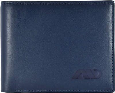 

ANNODYNE Men Casual Blue Genuine Leather Wallet(7 Card Slots)