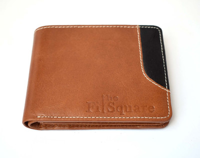

theFitSquare Men Brown Genuine Leather Wallet(9 Card Slots)