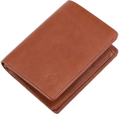 

Zadell Designs Men Formal Tan Genuine Leather Wallet(16 Card Slots), Brown
