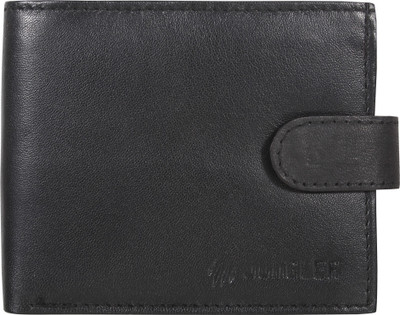 

Jungler Men Black Genuine Leather Wallet(8 Card Slots)