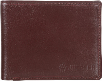

Jungler Men Brown Genuine Leather Wallet(8 Card Slots)