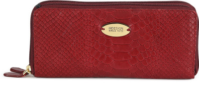 

Hidesign Women Maroon Genuine Leather Wallet(8 Card Slots), Red