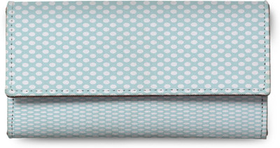 

Levo Women Casual Blue Genuine Leather Wallet(4 Card Slots), Rj-levolw00155