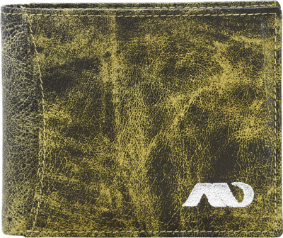 

ANNODYNE Men Casual Grey Genuine Leather Wallet(6 Card Slots), Multicolor