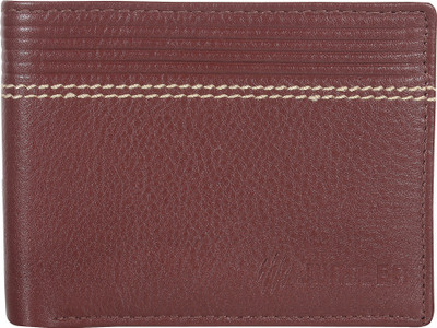 

Jungler Men Brown Genuine Leather Wallet(8 Card Slots)
