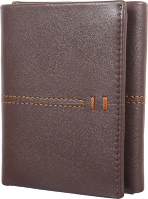 

Jungler Men Brown Genuine Leather Wallet(8 Card Slots)