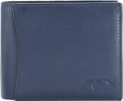

ANNODYNE Men Casual Blue Genuine Leather Wallet(7 Card Slots)