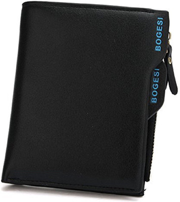 

Bogesi Men Black Artificial Leather Wallet(6 Card Slots)