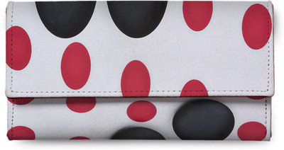 

Levo Women Casual White Genuine Leather Wallet(4 Card Slots), Rj-levolw00104