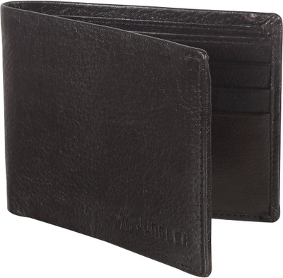 

Jungler Men Grey Genuine Leather Wallet(8 Card Slots)